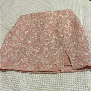 Wild Fable Pink Floral Mini Skirt